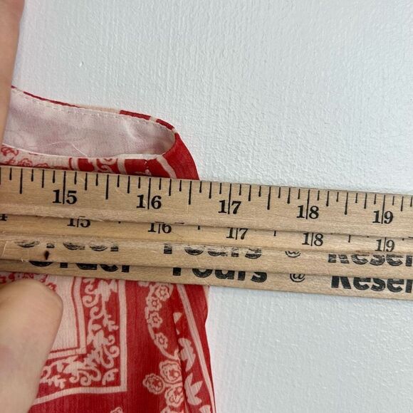 Zara Boho Flowy Coastal Macramé Tassels Maxi Beach Resort Vacation Dress XS / S - Picture 9 of 15